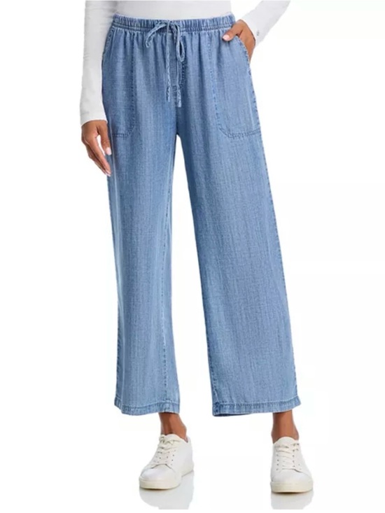 Splendid Pants - NWT Splendid Angie Indigo Crop Wide Leg Denim Pant